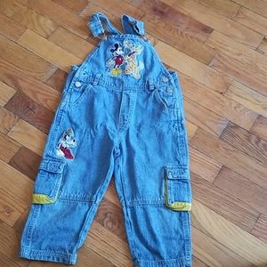 Vintage Mickey mouse overalls